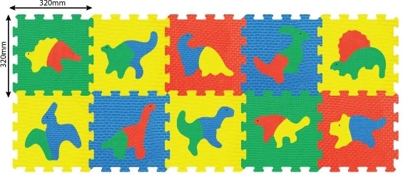 Zábavné dinosaurí tvary pro učení hrou