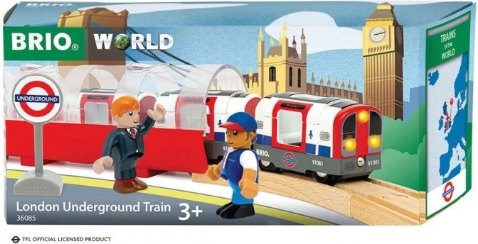 Brio World londýnské metro – vláček se světly a zvuky