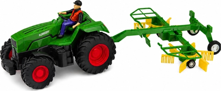 Realistická souprava traktor + shrnovač