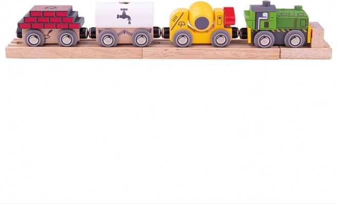 Bigjigs Rail dřevěný stavební vlak