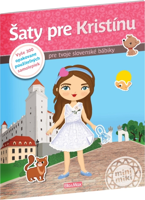 Šaty pro Kristínu – Kniha samolepek