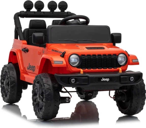 Dětské elektrické auto Jeep Rubicon 24 V oranžové