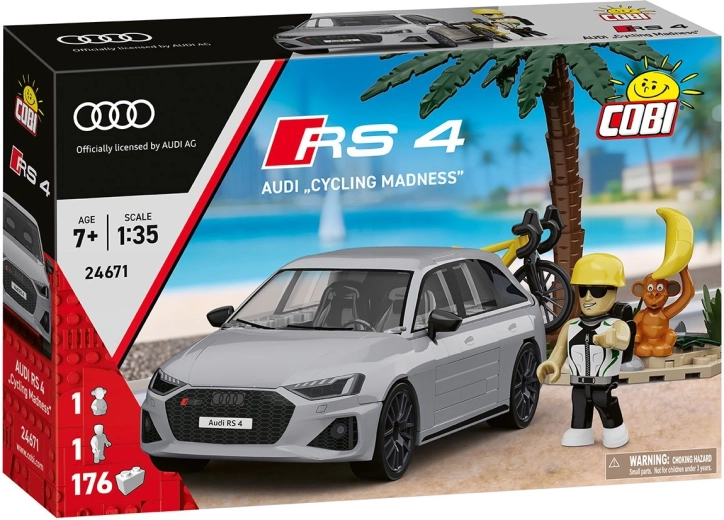 Stavebnice COBI Audi RS4 Cycling Madness v měřítku 1:35