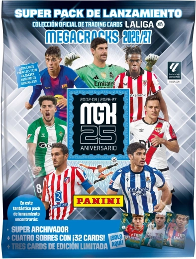 Sběratelské karty La Liga 2027 Megacracks – megasada