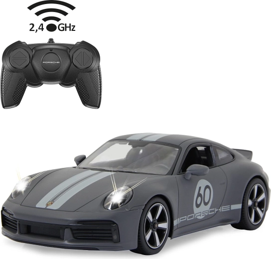 RC auto Porsche 911 Sport Classic 1:16 šedé