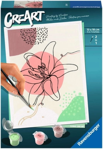 CreArt Floral Line – malování podle čísel od Ravensburger
