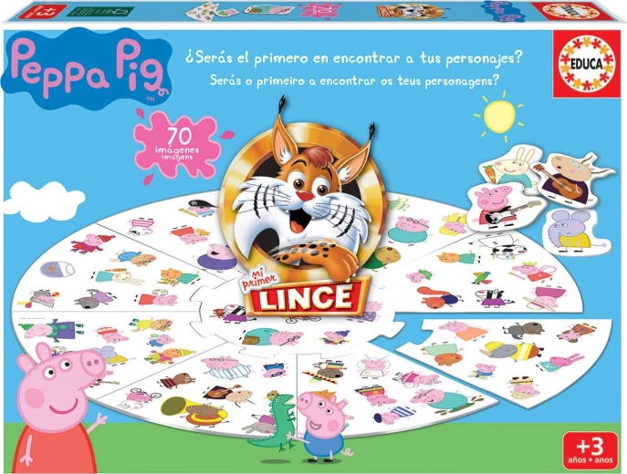 Educa lynx hra Prasátko Peppa 70 obrázků - 1 kus