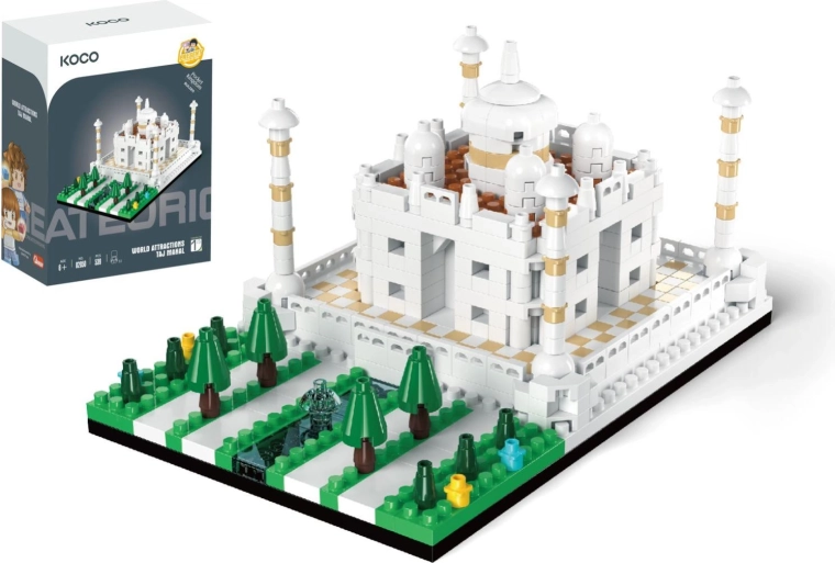 KOCO stavebnice mini Taj Mahal, 539 dílků a 2 figurky