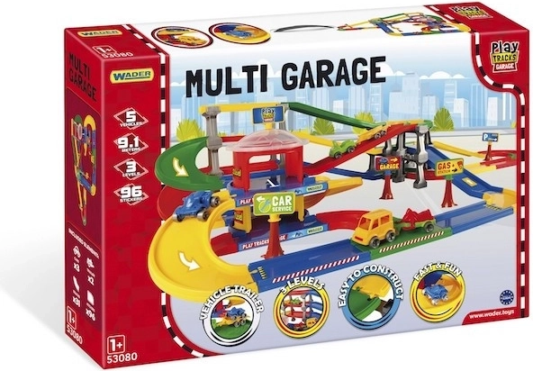 Garážové parkoviště s nadjezdem