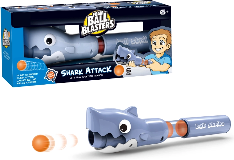 Airsoftová pistole Žralok se 6 náboji