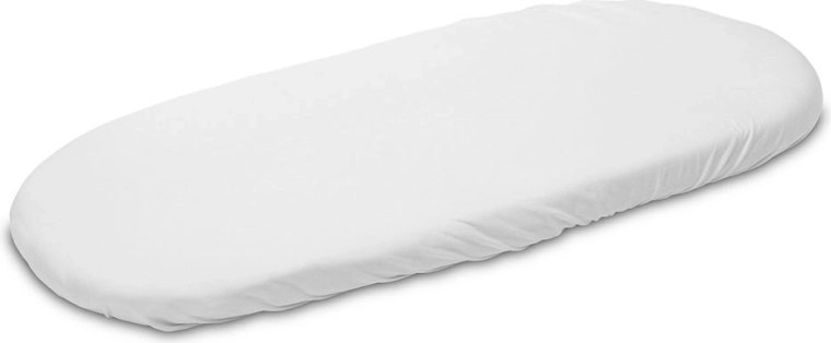 Jersey prostěradlo do kočárku New Baby bílé 35 × 75 cm