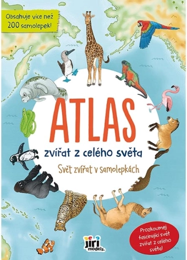 Svět zvířat v samolepkách – atlas zvířat světa