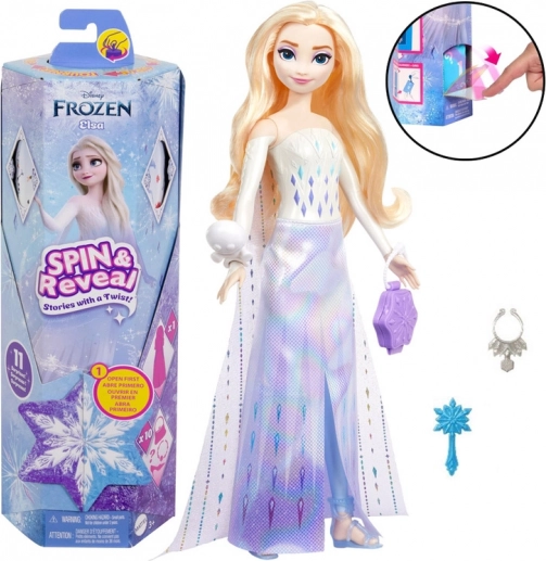 Disney Frozen spin & reveal – panenka elsa s překvapením