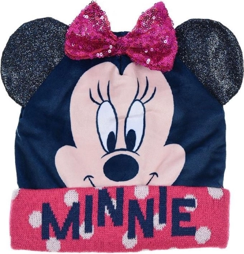 Sametová čepice Minnie – Velikost: 52