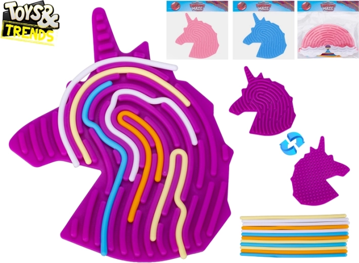 Bludiště Fingerprint Maze pro děti 18,5 cm – plastová hračka do ruky