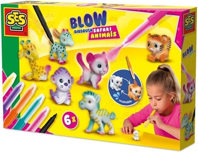 Ses airbrush fixy – zvířátka safari