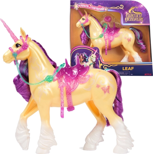 Unicorn Academy jednorožec Leaf s doplňky