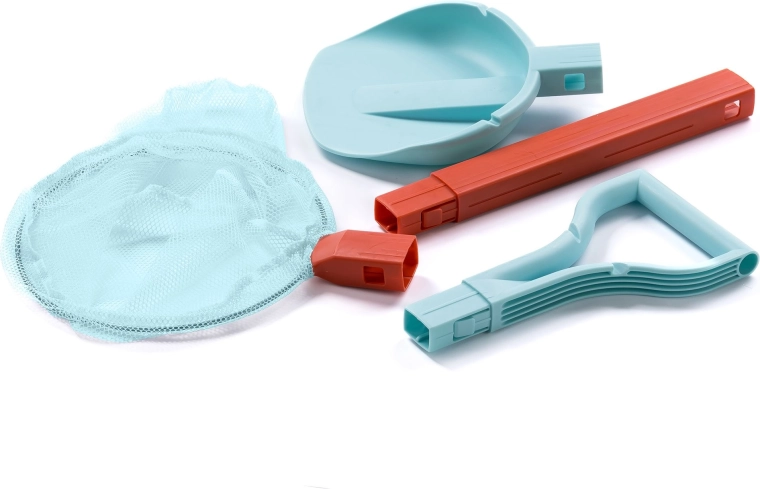 Schildkröt plážová sada 2v1 s lopatkou a síťkou