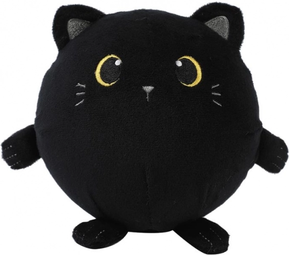 maskotka squishy černé koťátko 15 cm