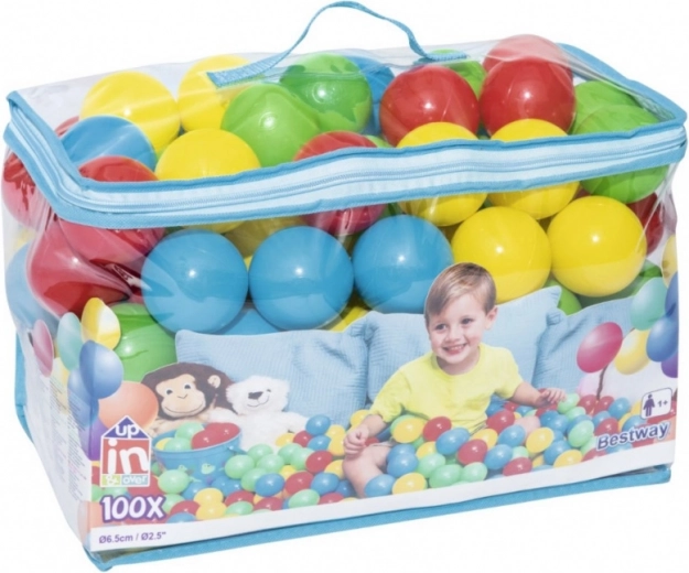 100 míčků v praktické tašce
