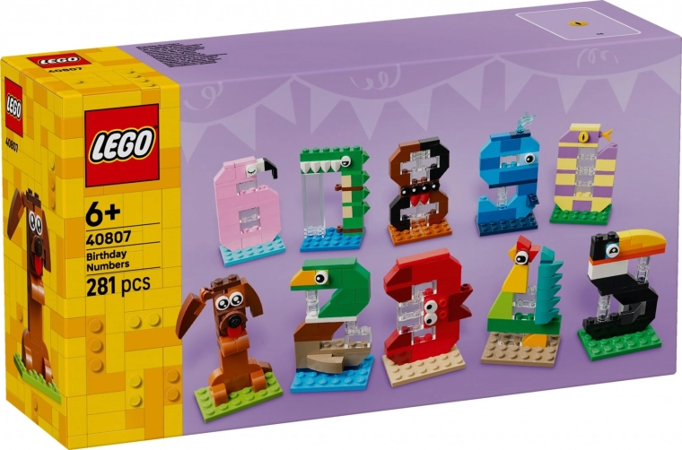 LEGO Iconic narozeninová čísla