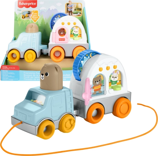 Fisher-Price tahací edukativní kamper pro miminka