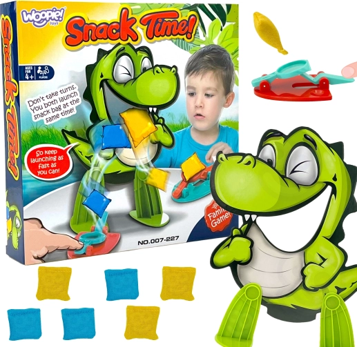 Woopie dovednostní hra hladový dinosaurus