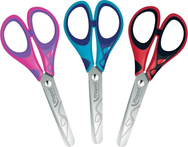maped školní nůžky essentials soft 13 cm (mix barev)