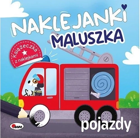 Samolepková knížka pro nejmenší – dopravní prostředky