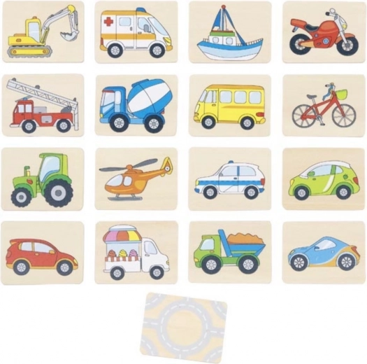Goki dřevěné pexeso dopravní prostředky