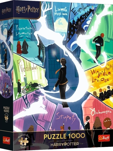 Trefl Puzzle Premium Plus Harry Potter: Kouzla a patroni, 1000 dílků