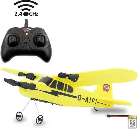 RC letadlo Jamara Piper J3-Cub 2,4 GHz s gyroskopem