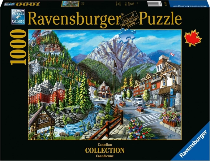 Ravensburger puzzle Vítejte v Banffu 1000 dílků