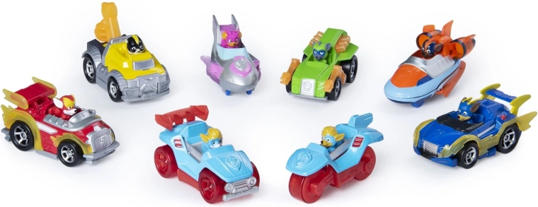 8 vozidel s hrdiny Paw Patrol