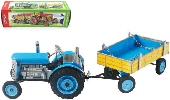 Traktor Zetor s Modrým Valníkem