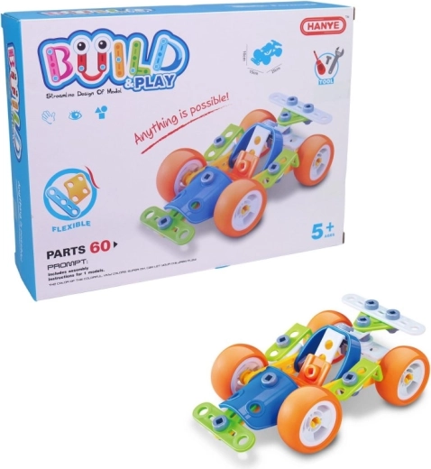 Malý Mechanik Junior formule stavebnice 60 dílů