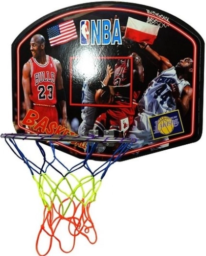 Basketbalový koš na dveře s deskou