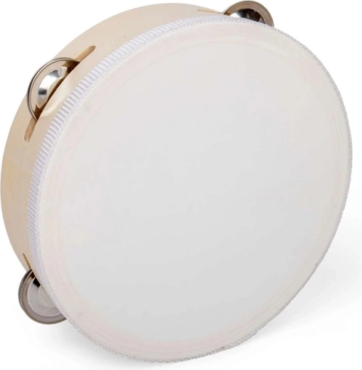 Jasný rytmický zvuk díky kovovým činelkům