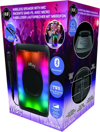 Lexibook bluetooth karaoke reproduktor s mikrofonem