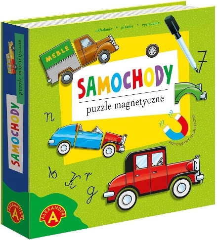 Magnetické puzzle – auta