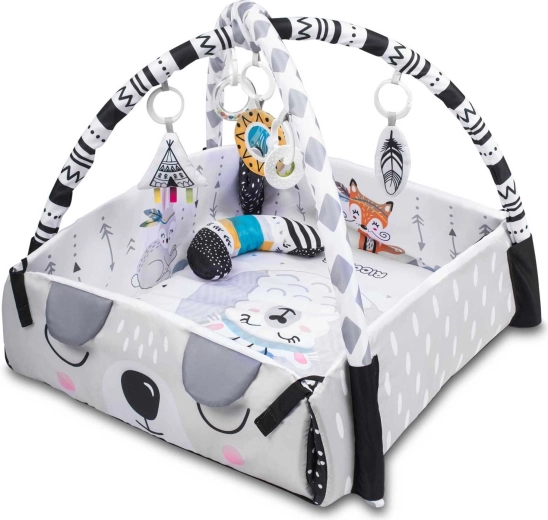 3v1: otevřená podložka, hnízdečko i hrací centrum