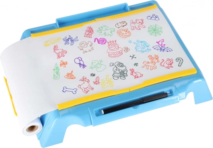 Vše po ruce: zásuv pro fix a role papíru