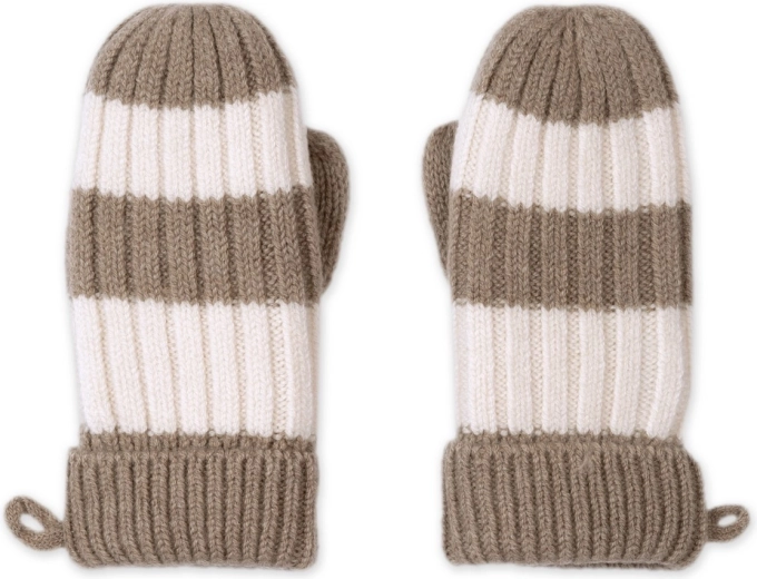 Lodger merino rukavice Stripe Buffalo vel. 1–2 roky