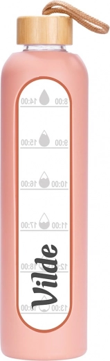 Odolné borosilikátové sklo a bambusové víčko