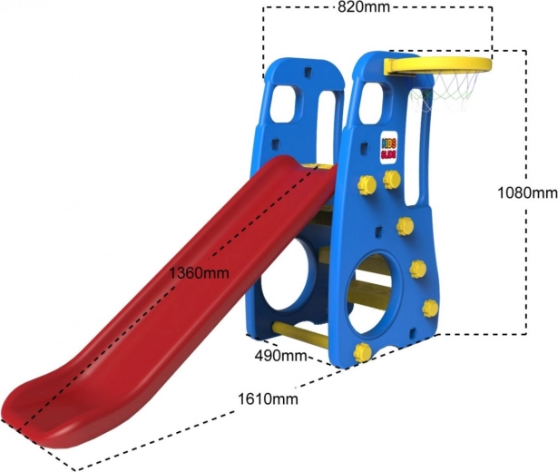 Skluzavka s dlouhým, plynulým sjezdem