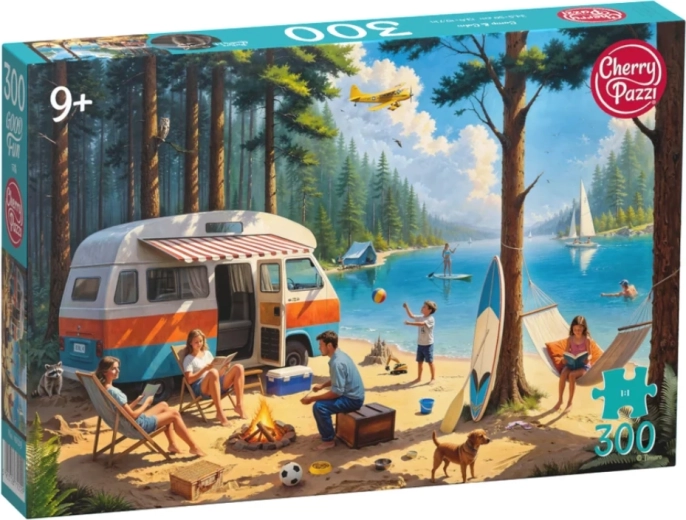 Cherry Pazzi puzzle Kempování 300 dílků