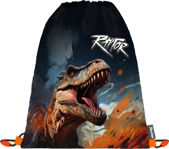 Pytlík na cvičky s dinosauřím motivem