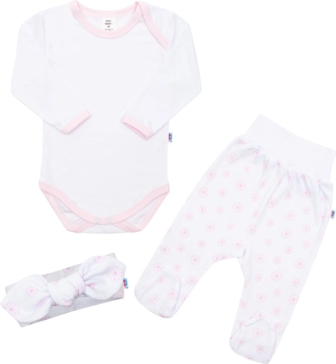 Bavlněná kojenecká souprava New Baby Lili, 3dílná