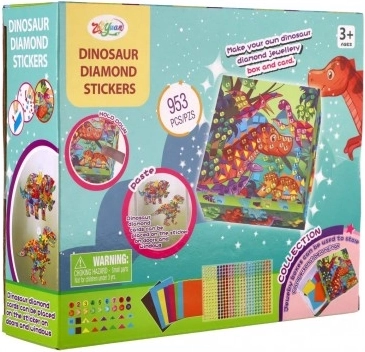 Kreativní sada Diamantové obrázky Dinosaurus
