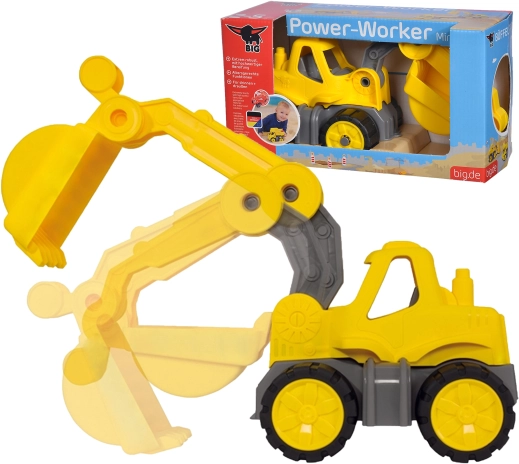 Mini bagr Big Power Worker pro děti
